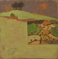 Voir bocage I - 30x30 - tempera
